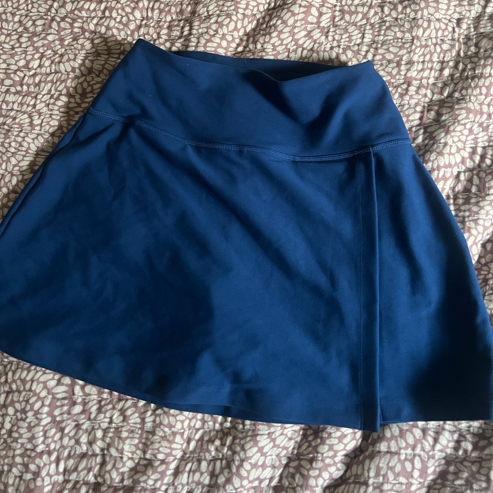Abercrombie YPB Blue Women's Athletic Skirt with built in shorts